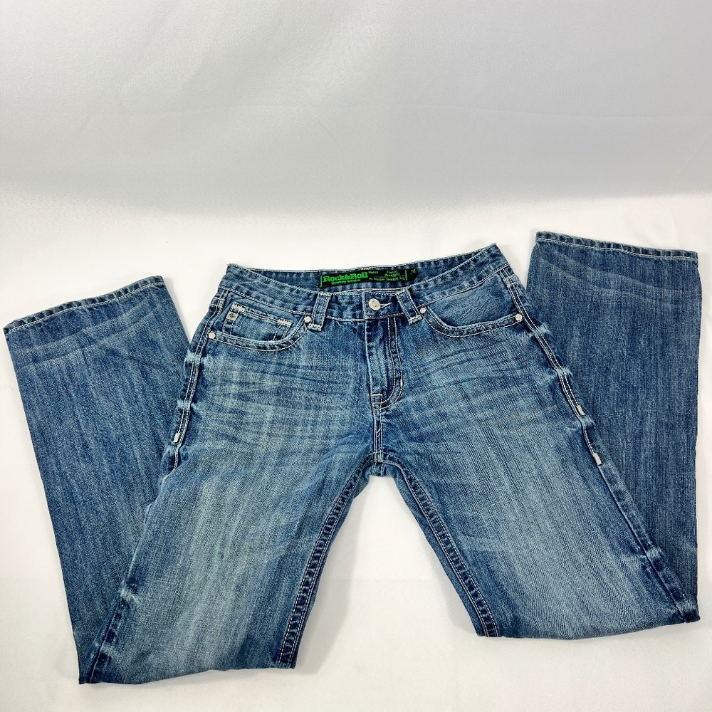 Men’s Rock & Roll Pistol regular straight leg cowboy denim 32 x34